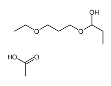 acetic acid,1-(3-ethoxypropoxy)propan-1-ol结构式