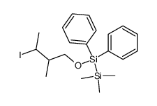 [(3-iodo-2-methylbutan-1-oxy)diphenylsilyl]trimethylsilane Structure