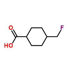 Cyclohexanecarboxylic acid, 4-(fluoromethyl)- (9CI) Structure