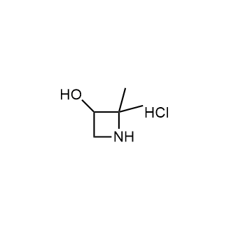 2,2-Dimethylazetidin-3-ol hydrochloride structure