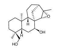 (15R)-15,16-Epoxykaurane-7β,19-diol structure