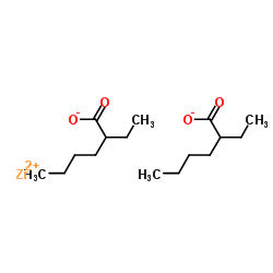 Zirconium(2+) bis(2-ethylhexanoate) structure