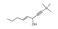 (S,E)-1-(trimethylsilyl)oct-4-en-1-yn-3-ol结构式