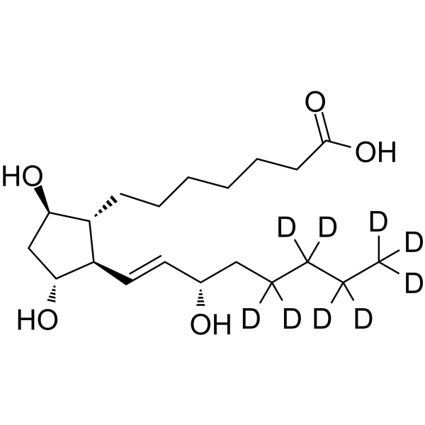 Prostaglandin F1β-d9 Structure