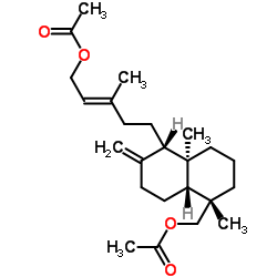 Agathadiol diacetate结构式