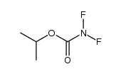 isopropyl N,N-difluorocarbamate Structure