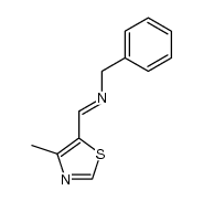 (E)-5-(N-benzylformimidoyl)-4-methylthiazole结构式