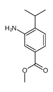 3-Amino-4-isopropylbenzoic acid methyl ester结构式