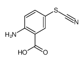2-Amino-5-thiocyanatobenzoic acid Structure