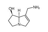 (1R,7aR)-7-Aminomethyl-2,3,5,7a-tetrahydro-1H-pyrrolizin-1-ol结构式