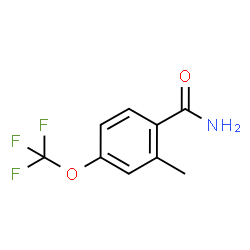2-Methyl-4-(trifluoromethoxy)benzamide结构式