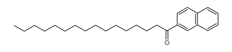 1-[2]naphthyl-hexadecan-1-one结构式