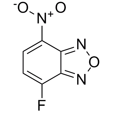 4-氟-7-硝基-2,1,3-苯并氧杂恶二唑结构式