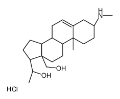 (1S)-1-[(3S,8R,9S,10R,13R,14S,17S)-13-(hydroxymethyl)-10-methyl-3-(methylamino)-2,3,4,7,8,9,11,12,14,15,16,17-dodecahydro-1H-cyclopenta[a]phenanthren-17-yl]ethanol,hydrochloride Structure