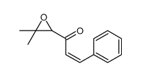 1-(3,3-dimethyloxiran-2-yl)-3-phenylprop-2-en-1-one Structure