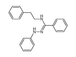 (Z)-N-phenethyl-N'-phenylbenzohydrazonamide结构式