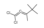 1,1-dichloro-3,4,4-trimethyl-penta-1,2-diene Structure