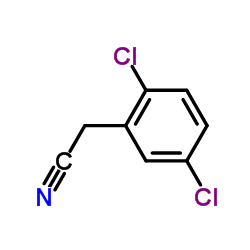 (2,5-dichlorophenyl)acetonitrile structure