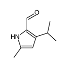 1H-Pyrrole-2-carboxaldehyde, 5-methyl-3-(1-methylethyl)- (9CI) structure