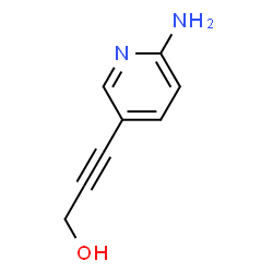 2-Propyn-1-ol, 3-(6-amino-3-pyridinyl)- (9CI) structure