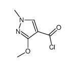 1H-Pyrazole-4-carbonyl chloride, 3-methoxy-1-methyl- (9CI) picture