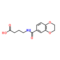 4-[(2,3-DIHYDRO-BENZO[1,4]DIOXINE-6-CARBONYL)-AMINO]-BUTYRIC ACID picture