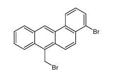 4-Bromo-7-bromomethylbenz[a]anthracene结构式