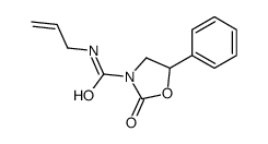 2-oxo-5-phenyl-N-prop-2-enyl-1,3-oxazolidine-3-carboxamide结构式