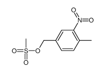 4-METHYL-3-NITROBENZYL METHANESULFONATE Structure