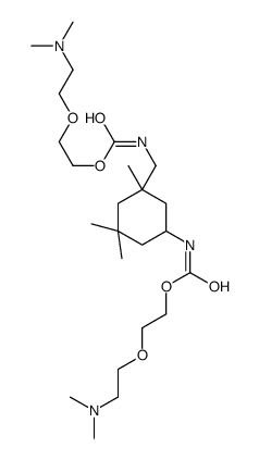 2-[2-(Dimethylamino)ethoxy]ethyl [3-[[[[2-[2-(dimethylamino)ethoxy]ethoxy]carbonyl]amino]methyl]-3,5,5-trimethylcyclohexyl]carbamate结构式