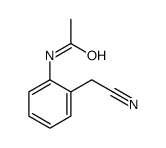 N-[2-(cyanomethyl)phenyl]acetamide structure