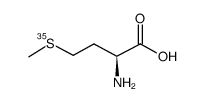 L-[35S]METHIONINE结构式