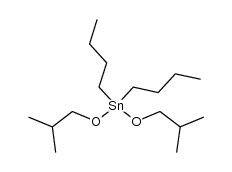 dibutyl-bis(2-methyl-1-propyloxy)tin结构式