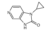 1-CYCLOPROPYL-1,3-DIHYDRO-2H-IMIDAZO[4,5-C]PYRIDIN-2-ONE structure