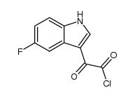 2-(5-fluoro-1H-indol-3-yl)-2-oxoacetyl chloride Structure