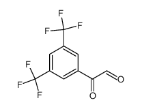 3,5-bis-trifluoromethylphenyl-oxoacetaldehyde Structure