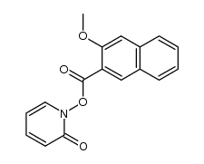1-(3-methoxy-2-naphthoyloxy)-2-pyridone Structure