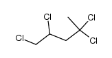 1,2,4,4-tetrachloro-pentane Structure