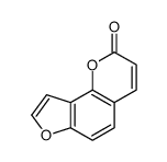 furo[2,3-h]chromen-2-one结构式