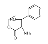 ethyl (2S)-2-amino-3-hydroxy-3-phenylpropanoate Structure