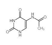 Acetamide,N-(1,2,3,4-tetrahydro-2,4-dioxo-5-pyrimidinyl)- structure