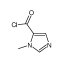 1-甲基-1H-咪唑-5-羰酰氯结构式
