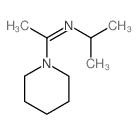 1-(1-piperidyl)-N-propan-2-yl-ethanimine结构式