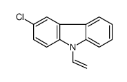 3-chloro-9-ethenylcarbazole结构式