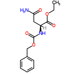 Ethyl N2-[(benzyloxy)carbonyl]-L-asparaginate structure