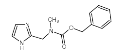 (1H-咪唑-2-甲基)甲基氨基甲酸苄酯结构式