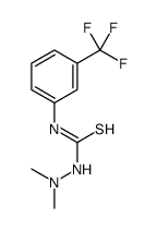 1-(dimethylamino)-3-[3-(trifluoromethyl)phenyl]thiourea结构式