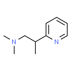 2-Pyridineethanamine,N,N,beta-trimethyl-(9CI) structure