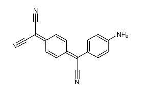 7-(p-Aminophenyl)-7,8,8-tricyanochinodimethid结构式