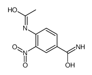 4-Acetamido-3-nitrobenzamide Structure
